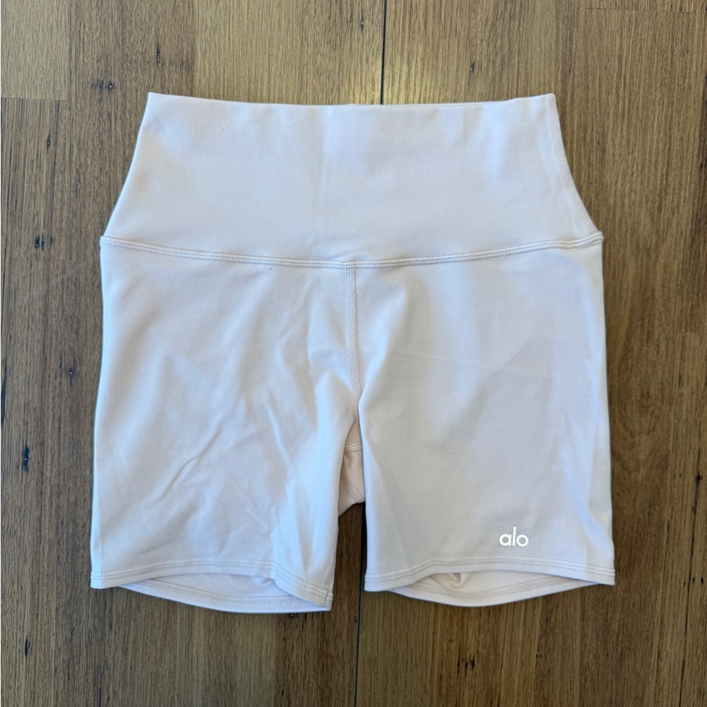 ALO Yoga Women's pink yoga shorts